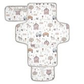 Xigua portable baby changing pad folded design, ideal for travel.