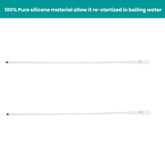 XIEXIECARE tube with lateral eyes supports efficient irrigation.