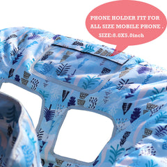 XiOiOiX soft-padded blue cart cover for comfortable rides.