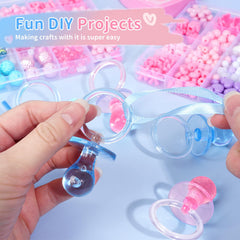 XINHUIDALSQ blue pink pacifiers: 18 blue and 18 pink for baby shower tables