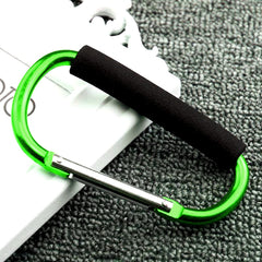 XINHUISHQZ stroller hook foam pad grip provides comfortable handling while carrying bags.