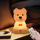 Xinjinhju dog night light 11 cm size glows softly for bedtime.