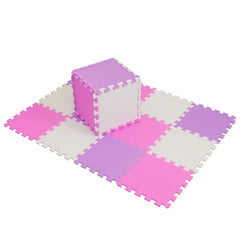 XMTMMD baby play mat colorful tiles closeup highlighting vibrant colors for visual stimulation