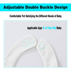 Xoleutpee bib lightweight and foldable design adds portability for travel.