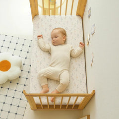 Xuan dian standard size crib sheet fits 28x52x8 mattress