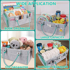 Xuanguo changing table organizer with removable inserts for flexible use.