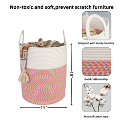 XUANGUO rope basket texture close-up highlighting durable cotton fibers