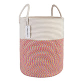 XUANGUO cotton rope laundry basket for large clothes storage