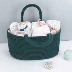 XUANGUO portable diaper basket with sturdy handles for effortless transport.
