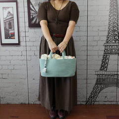 Xuanguo diaper caddy removable dividers for flexible setup.