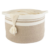 XUANGUO large cotton rope basket with blankets keeps living spaces tidy.