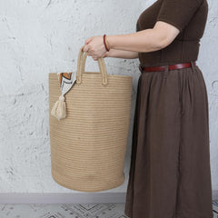 XUANGUO odor-free rope bin, safe for families and pets.