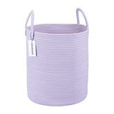 XUANGUO rope laundry basket in 15D x 18H, spacious for towels.