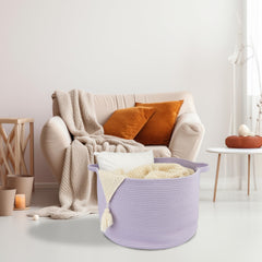 XUANGUO nursery basket stores baby items within reach in a calm space.