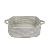 XUANGUO basket with handles on a shelf for tidy storage