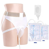 XUIAQZW external catheter with wearable bag for discreet daytime use.