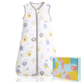 XUNATA baby sleep sack fabric close-up showing soft cotton for comfortable nights
