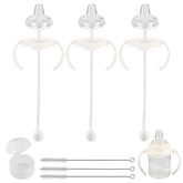 XUNICUTE soft spout nipple facilitates a gentle transition to a sippy cup