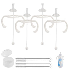 XUNICUTE straw cup conversion kit for Dr Brown Narrow bottles close-up shows compatibility for easy transition.