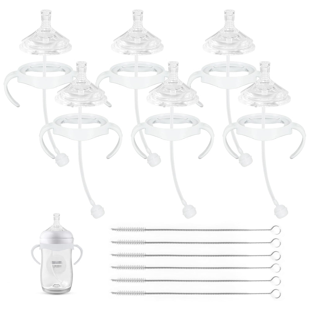 XUNICUTE straw cup soft conversion kit on Philips Avent bottle aids gentle transition