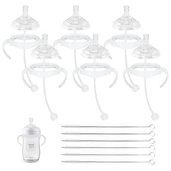 XUNICUTE straw cup soft conversion kit on Philips Avent bottle aids gentle transition