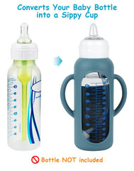XUNICUTE weighted straw attachment for stable sipping in transition