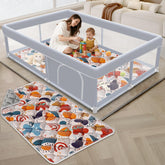 XVISHX baby playpen 65x50 inch for safe indoor playtime.