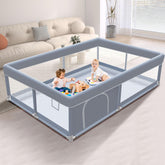 XVISHX 65x50-inch playpen offers ample space for safe, shared play.