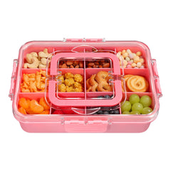 Xyptorix Snack Box with adjustable dividers for customizable portions.