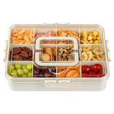 Xyptorix Snack Box with adjustable dividers for customizable snacking on the go