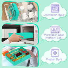 Xyptorix BPA-free snack box container with durable design.