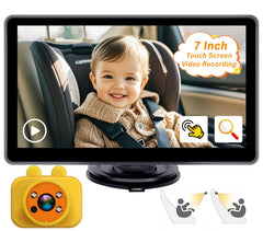Yakry Baby Car Camera 7-inch touchscreen for easy on-the-road monitoring