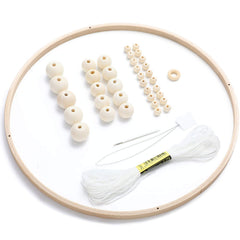 Yalikop baby mobile DIY kit with wooden frame for crib installation