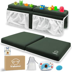 Yalumo bath kneeler set front view showing ergonomic design for comfortable bath time.