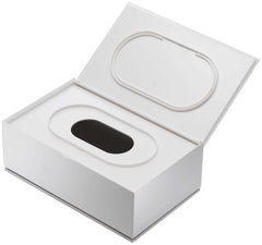 Yamazaki Veil White case lid in ABS resin for durability.