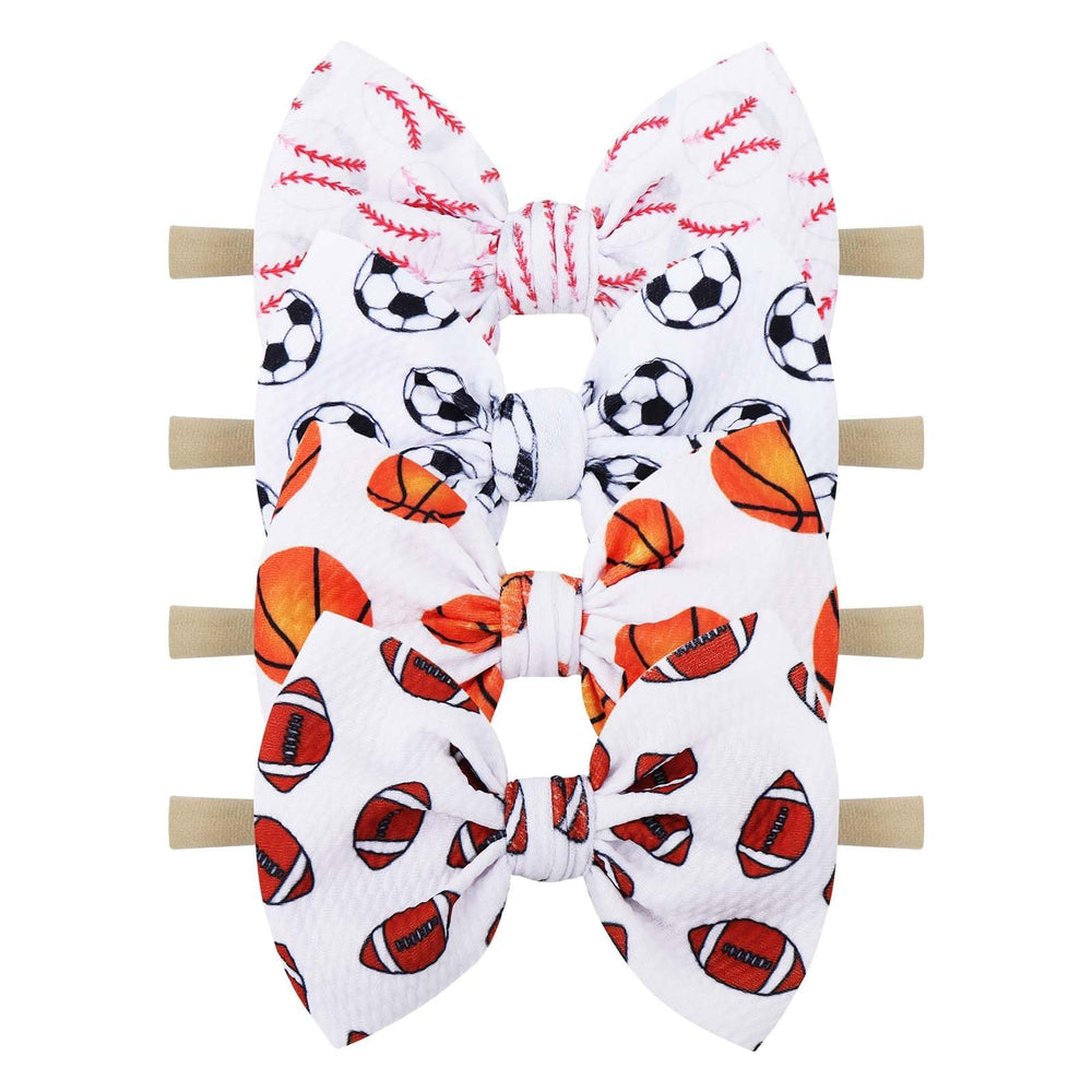 YanJie baby hairband with football pattern for newborns
