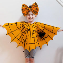 YanJie Baby Pumpkin Bow Headband, soft elastic fit for newborns and toddlers.