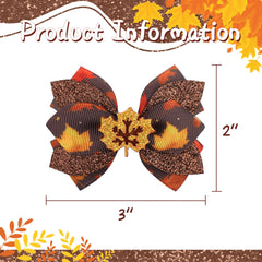 Yanjie autumn bow for women complements Thanksgiving looks.