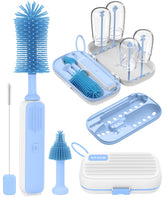 YASEW electric bottle brush travel kit for quick, thorough cleaning on the go
