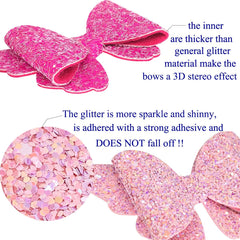 Yazon sparkly butterfly bow adds charm for parties and photos