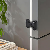 YCT fridge lock shown in use, easy operation for parents and kids safety.