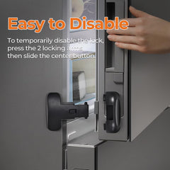 YCT fridge lock fitting multiple fridge styles regardless of seal thickness.