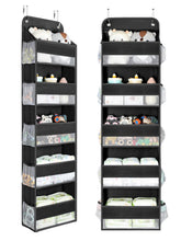 Yecaye over door organizer with 5 bins helps tidy baby and household essentials.
