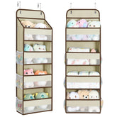Yecaye over-the-door organizer 2-pack front view showing organized entryway storage for quick access