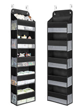Yecaye over-the-door organizer with five front bins for quick storage.