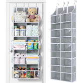 Yecaye over-the-door organizer with five tiers for maximum door storage and accessibility