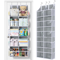 Yecaye over-the-door organizer with five tiers for maximum door storage and accessibility