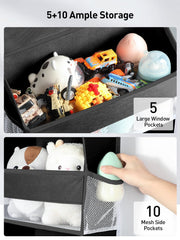 Sag-proof design of Yecaye door organizer keeps contents stable.