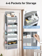 Swing-proof Yecaye organizer keeps items secure on busy doors