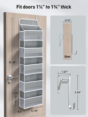 Sag-proof frame detail of the Yecaye organizer remains flat under load